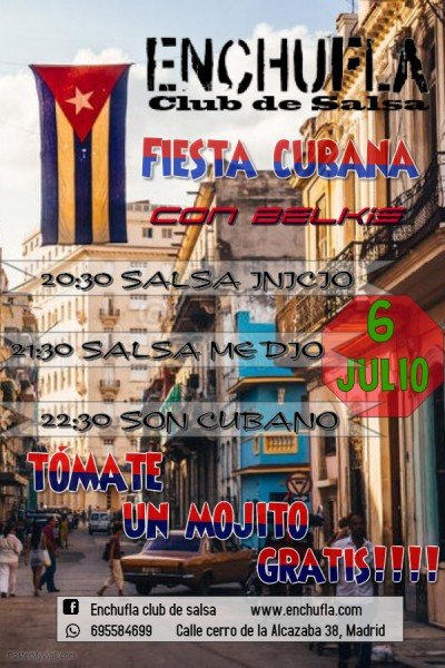 FIESTA CUBANA! MOJITO GRATIS!!